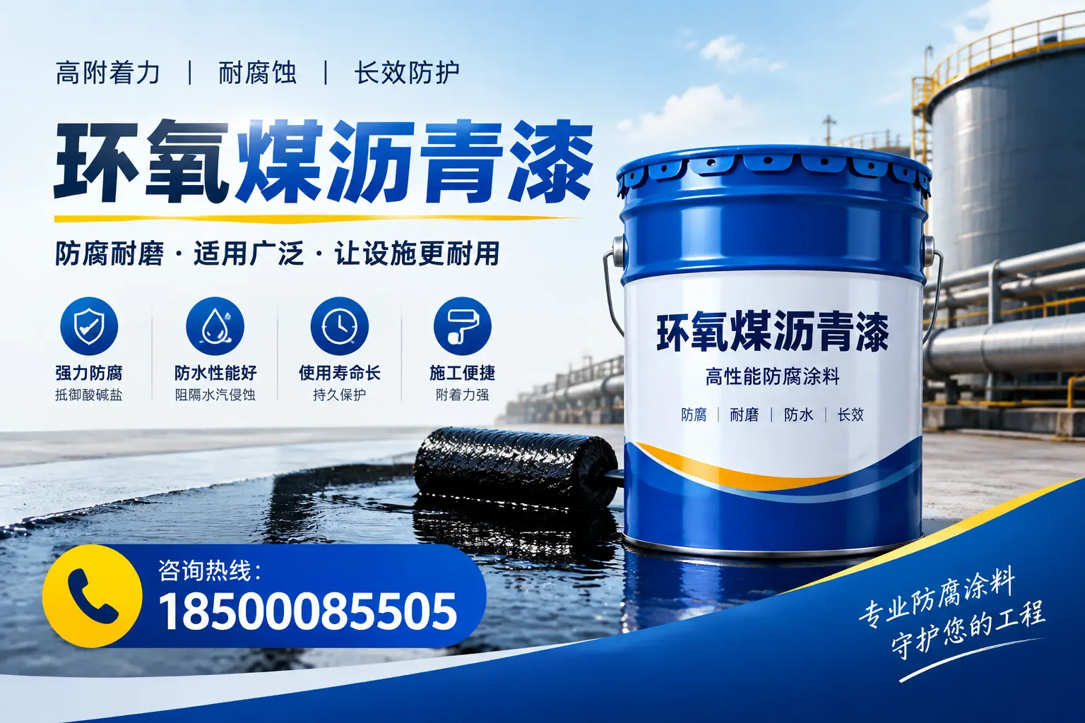 环氧煤沥青漆与其他涂料的对比分析,助力成都企业决策