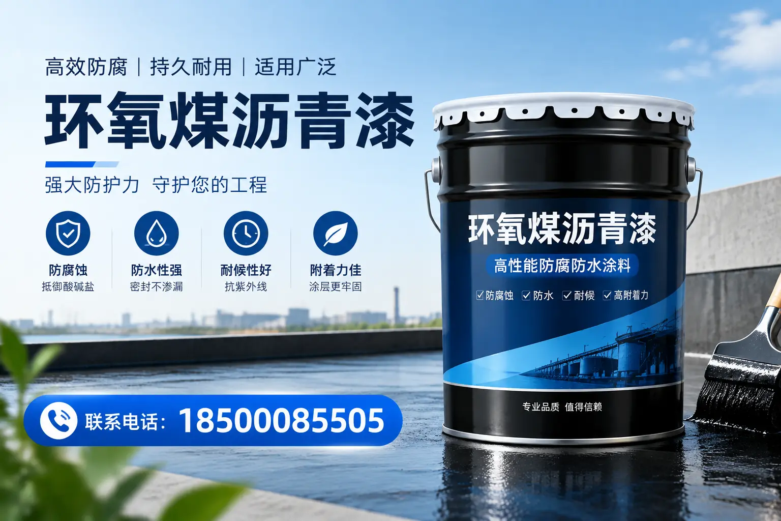 环氧煤沥青漆的施工方法详解,助力成都企业高效完成项目